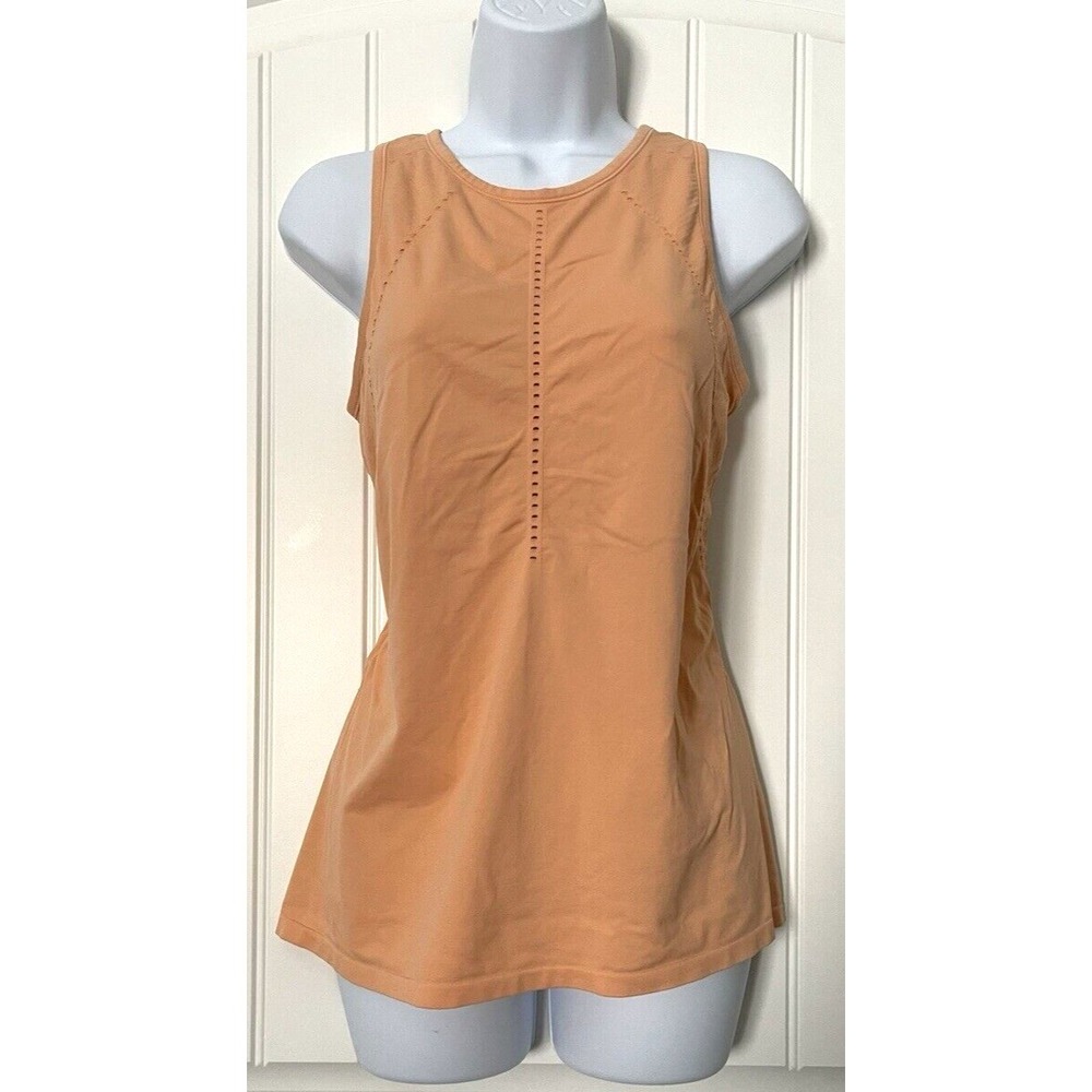 Athleta Womens Size Small‎ Seamless Tank Top Regular Length Orange